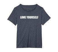 AMA Te Stesso Maglietta, Donna Plus-Size, Pervinca, 1X