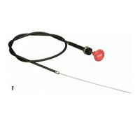 Ama Tirante Stop Motore con Pomello Rosso S - Lunghezza Cavo 2200 mm, Guaina 2000 mm, Ideale per Officina e Agricoltura, Made in Italy