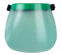 Ama Visiera Protettiva Professionale in Policarbonato Verde per Giardinaggio, Taglia Regolabile, Peso 130 g, Ideale per Uso con Decespugliatore