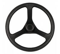 Ama Volante per Macchine Agricole Diametro 320 mm - Plastica con Cono Danfoss C6, Ideale per Uso in Agricoltura, Made in Italy
