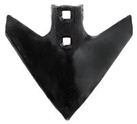 Ama Vomerina Triangolare Adige per Molle Quadre 250x190 mm - Resistente e Duratura per Lavorazione Terreno Agricolo