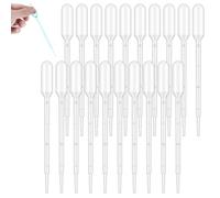 Amabro 20 pipette monouso in plastica 1 ml pipette di trasferimento pipette monouso contagocce contagocce monouso contagocce contagocce adatte per lezioni scientifiche a casa, esperimenti