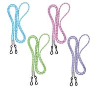 Amabro 4 cinghie per occhiale, multicolore, cordini e catene per occhiali da vista e accessori, porta occhiali intrecciato