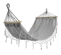 Una grande amaca da giardino 200x100 cm fino a 200 kg di grigio