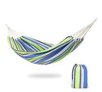 Amaca, 200 x 150 cm, grande, in cotone, per 2 persone, XXL, portata fino a 200 kg, portatile, con borsa per il trasporto, per terrazza, cortile, giardino