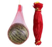 Amaca a traliccio per melone, reti di supporto per anguria, reti per amache melone | Forte supporto per anguria e anguria, borsa a rete con coulisse, per anguria e melone, 100 pezzi, Sezione spessa 40