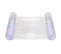 Amaca ad Acqua, Materasso Gonfiabile, Mare Amaca Galleggiante, Materassino Pieghevole Piscina con Paillettes, Lettino Relax, Poltrona Galleggiante Portatile, Giocattolo Acquatico per Bambini e Adulti