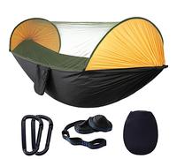 amaca, Campeggio, rete a sgancio rapido automatica, altalena portatile for dormire, albero doppio e singolo for zaino in spalla, viaggi, spiaggia