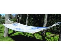 AMACA DA GIARDINO IN COTONE CON TRAVERSA DI SOSTEGNO CM 200X100 NATURALE 27502
