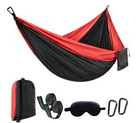 Amaca da campeggio Amache portatili Amaca da paracadute in nylon leggero con cinghie, attrezzatura da campeggio indispensabile per l'escursionismo in viaggio