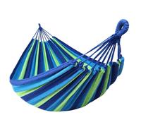 Amaca da campeggio portatile, comoda amaca in tessuto con elevata capacità di carico, include borsa per il trasporto con coulisse per un fac