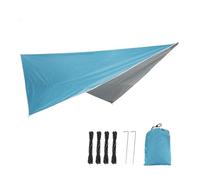 Amaca da campeggio portatile, Tenda parasole con protezione UV, portatile multicolore 340X260 cm(Sky Blue)