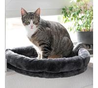 Amaca da davanzale cuccia per gatti in peluche CanadianCat - Grigio - Cuccia per gatti - 1° ORDINE? scegli lo sconto BZR5 / BZR20 + 200 punti fedeltà grigio
