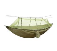 Amaca da Esterno, Amaca con Zanzariera, Amaca in Nylon, Amaca da Campeggio Anti-zanzare, Amaca Portatile Singola (Green S)