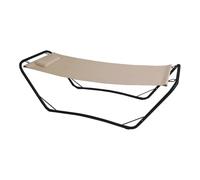 AMACA DA ESTERNO ESSENZA "JAVA" IN ACCIAIO E PVC COLORE BEIGE 210X80X65 CM