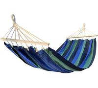 Amaca da Giardino, Amaca da Campeggio in Tessuto Resistente, portata 200kg, 200x100 cm, Ultraleggera da Viaggio da Appendere, con Travi Antirollio e Corde in Nylon fornita con borsa