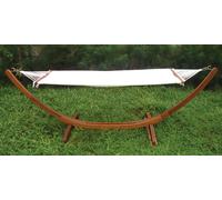 Amaca da Giardino con Supporto in Legno 3,2x1x1m Bauer