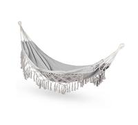 Amaca da Giardino in Cotone in Stile Boho - Capacità di Carico 200 kg - Durevole Amaca Portatile per Campeggio, Giardino, Patio, Cortile - Interno/Esterno