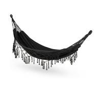 Amaca da Giardino in Cotone in Stile Boho - Capacità di Carico 200 kg - Durevole Amaca Portatile per Campeggio, Giardino, Patio, Cortile - Interno/Esterno