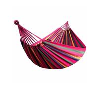 AMACA DA GIARDINO SINGOLA IN TESSUTO COTONE RELAX CAMPEGGIO 200X80CM MULTICOLORE