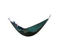 Amaca doppia da paracadute portatile, per campeggio, sopravvivenza e tempo libero, ideale per caccia al parco e divertimento altalena, leggera e facile da montare