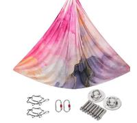 Amaca elastica per yoga, pilates, fitness, supporto durevole per allenamento in sospensione
