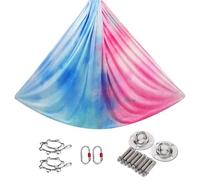 Amaca elastica per yoga, pilates, fitness, supporto durevole per allenamento in sospensione