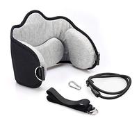 Amaca expander, portatile dispositivo di trazione cervicale, con fascia elastica regolabile e maschera per gli occhi, la tensione alleviare di collo, spalle e schiena e la decompressione della colonna