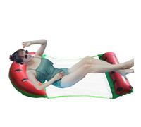 Amaca Float, Pool Amaca Float,Zattere gonfiabili per amaca da piscina per adulti | Salone di anguria 4 in 1, Giocattoli per l'acqua da bagno con pompa per spiaggia all'aperto