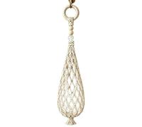 Amaca Frutta Sotto Mobile Corda di Cotone Intrecciata Boho Decorativa | Appendi Frutta in Macramè a con Accesso Laterale Cipolle, patate, banane, aglio, snack, casa, fattoria, camera da letto, dis