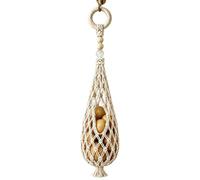 Amaca Frutta Sotto Mobile Corda di Cotone Intrecciata Boho Decorativa | Cesto Macramè Boho a per Frutta Cipolle, patate, banane, aglio, snack, casa, fattoria, camera da letto, dispensa
