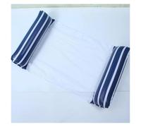 Amaca Galleggiante con Pompa d'aria Manuale Amaca Gonfiabile In PVC 4 In 1 Reclinabile Galleggiante Per Piscina Feste Spiaggia Tempo Libero Letti Galleggianti Con Schienale In Rete(B)