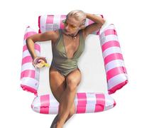 Amaca galleggiante da piscina, sedia galleggiante facile da gonfiare e sgonfiare per rafting all'aperto, vacanze, piscina, lago e spiaggia