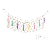 Amaca giocattolo - 150 x 40 cm amaca per animali di peluche, rete portaoggetti per giocattoli di peluche, montaggio a parete, per camera da , cameretta dei giochi, comodino, finestra, asilo