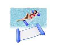 Amaca gonfiabile da piscina 4 in 1, materassino prendisole per adulti e bambini, amaca acquatica leggera in PVC A163