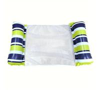 Amaca Gonfiabili Mare 1 Pz Gonfiabili Piscina Letto Galleggiante Zattera Nuoto Sdraio Per Lago Amaca Dispositivo Di Galleggiamento Sedie(Blue Yellow)