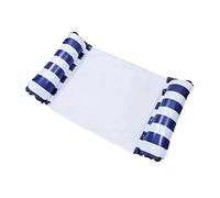 Amaca Gonfiabili Mare Divano Gonfiabile Per Piscina Amaca Galleggiante Accessori Per Feste In Piscina Materassino(Striped blue)