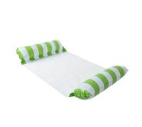 Amaca Gonfiabili Mare Divano Gonfiabile Per Piscina Amaca Galleggiante Accessori Per Feste In Piscina Materassino(Striped green)