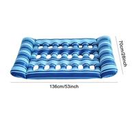 Amaca Gonfiabili Mare Lettino Galleggiante Pieghevole Gonfiabile In PVC Per Spiaggia Sport Acquatici Piscina Amaca Materassino Ad Aria(Pink)