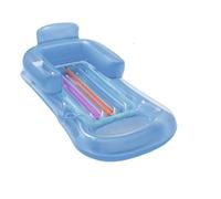 Amaca Gonfiabili Mare Materassini Gonfiabili Galleggianti Pieghevoli In PVC Per Piscina Spiaggia Feste Estive Lettino Galleggiante Sedia A Sdraio(Blue)