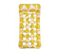 Amaca Gonfiabili Mare Materassino Galleggiante Gonfiabile Per Piscina Lettino Da Spiaggia Amaca Per Sport Acquatici Cuscino Di Riposo Grande(Yellow)