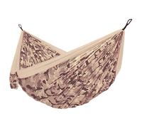 Amaca Hamaka.eu Camping double Colore: marrone chiaro