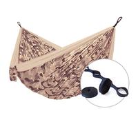 Amaca Hamaka.eu Camping double + Slap Strap Colore: marrone chiaro