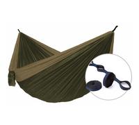 Amaca Hamaka.eu Camping single + Slap Strap Colore: marrone