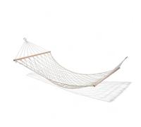 Amaca in corda intrecciata naturale dimensioni 200x80 cm resistente e confortevole per relax giardino e terrazzo