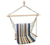 AMACA IN COTONE A SEDIA - DONDOLO BIANCA a righe - AMACA SOSPESA Twist