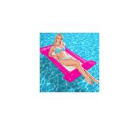 AMACA MATERASSINO GONFIABILE RELAX MARE SPIAGGIA PISCINA FONDO A RETE 2 COLORI