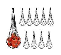 Amaca per Angurie - Set 10 Porta Zucche per Coltivazione a Spalliera | di Coltivazione Verticale con Rete Protettiva per Frutta,Ideale per Letti Rialzati e Sistemi