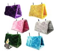 Amaca per coccole in peluche per uccelli, animali, grotta per coccole sospesa,