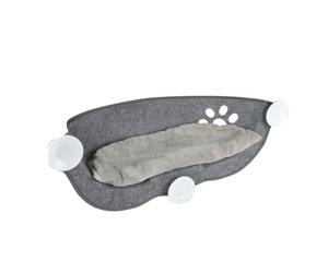 Amaca per finestra 67 x 25 cm, colore: Grigio